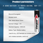 Energizer 1.5V AA OR AAA Alkaline Battery