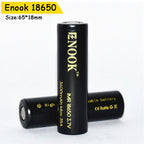 Enook 3.7V 18650 3600mah Rechargeable Battery