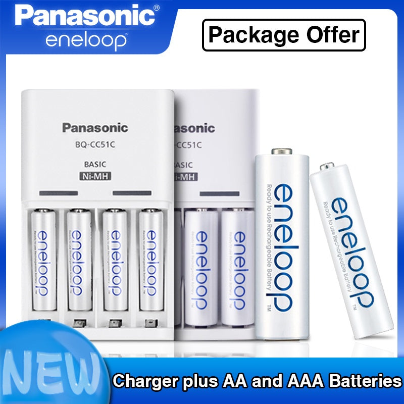 Panasonic Eneloop AA  And AAA HI-MH OR HI-CD Rechargeable Batteries Charger