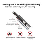 Panasonic Eneloop 1.2V AA 2000mah And AAA 800mah Rechargeable Batteries