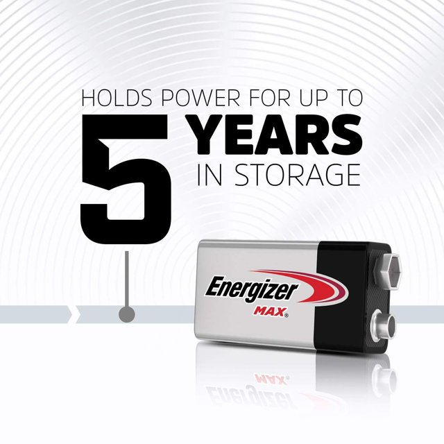 Energizer 9V Alkaline Battery