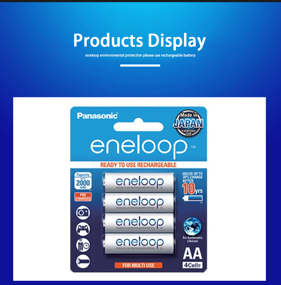 Panasonic Eneloop 1.2V AA 2000mah And AAA 800mah Rechargeable Batteries