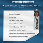 Energizer 1.5V AA OR AAA Alkaline Battery